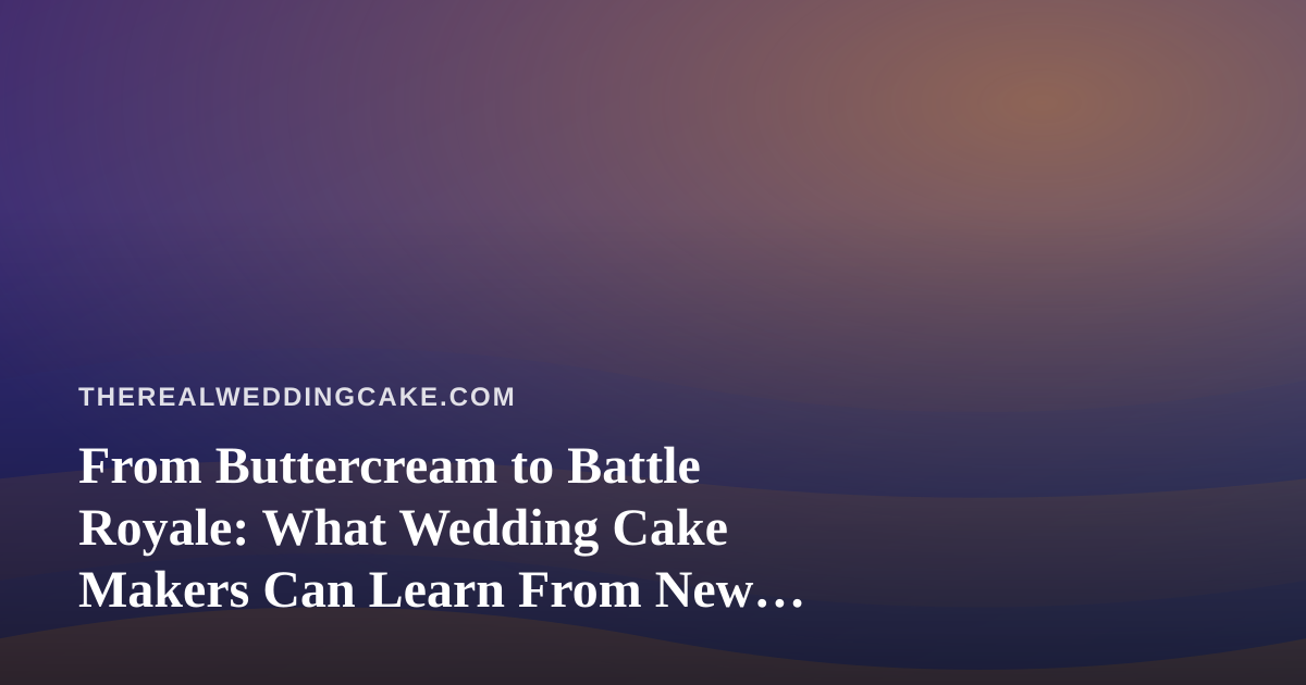 From Buttercream to Battle Royale: What Wedding Cake Makers Can Learn From New Twitch Streamers Playing Arc Raiders and Wardogs