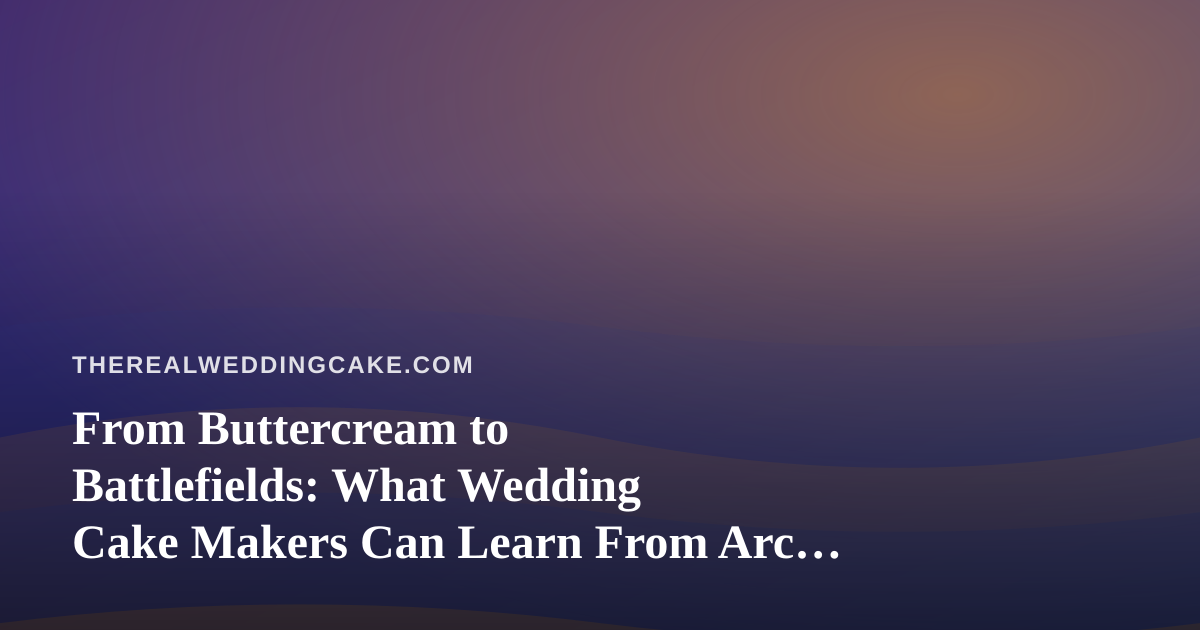 From Buttercream to Battlefields: What Wedding Cake Makers Can Learn From Arc Raiders and Wardogs Streamers